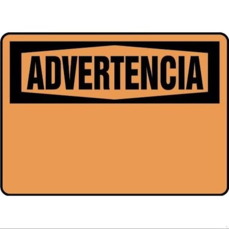 Accuform 14 in W, 10 in H, Adhesive Poly SHMRBH331VS